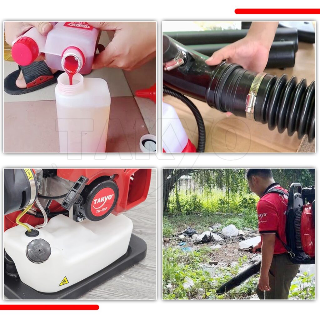 Quy trình vận hành Máy thổi lá Takyo 51F