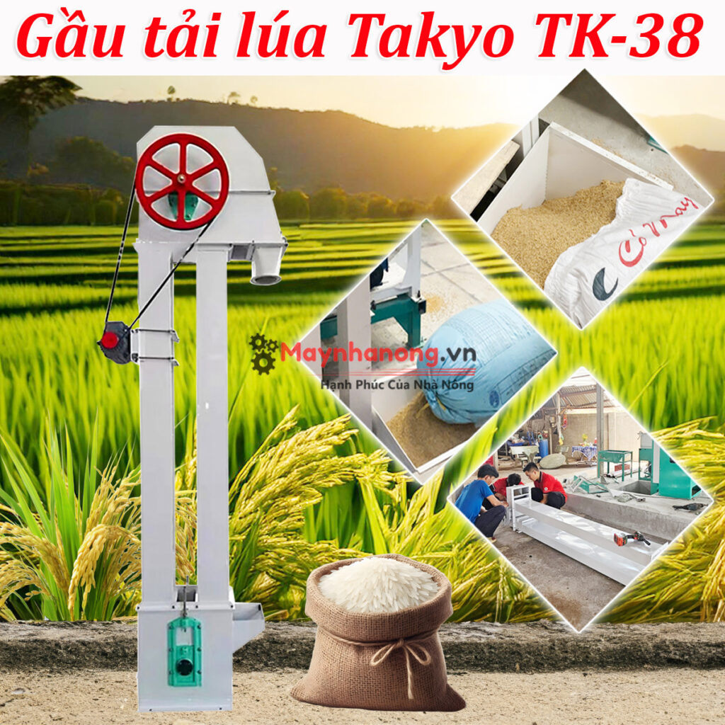 Gầu tải lúa Takyo TK-38
