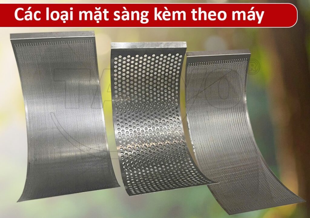 Sàng kèm theo máy
