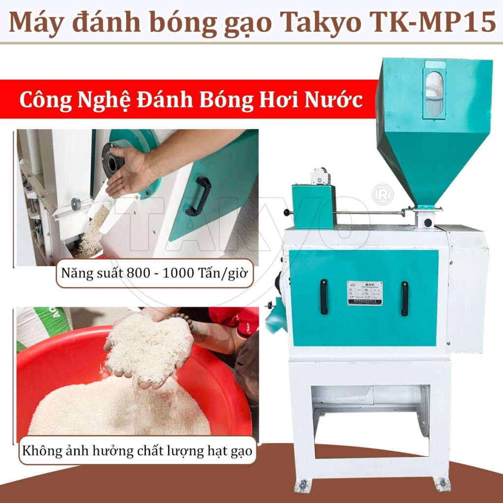Máy đánh bóng gạo Takyo TK - MP15