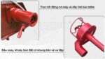 Khớp nối dây và trục khoáy máy hút bùn dây mềm Takyo TK 6m