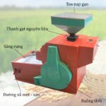 Chi tiết cấu tạo của máy lọc sạn Takyo TK 1000