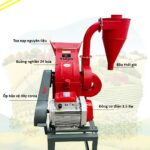 Cấu tạo nổi bật của máy nghiền 24 búa Takyo TK 24-28 3.5KW