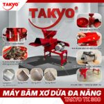 Cấu tạo máy băm xơ dừa đa năng TAKYO TK 300