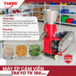 Chức năng máy ép cám viên TAKYO TK 186 inox