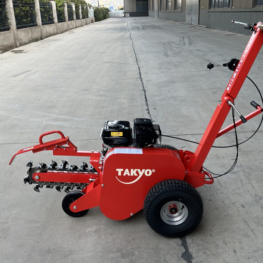 MÁY ĐÀO RÃNH CHÔN ỐNG, MÁY ĐÀO RÃNH THOÁT NƯỚC TIÊU CHẠY XĂNG TAKYO TK 100 DR 7.5HP