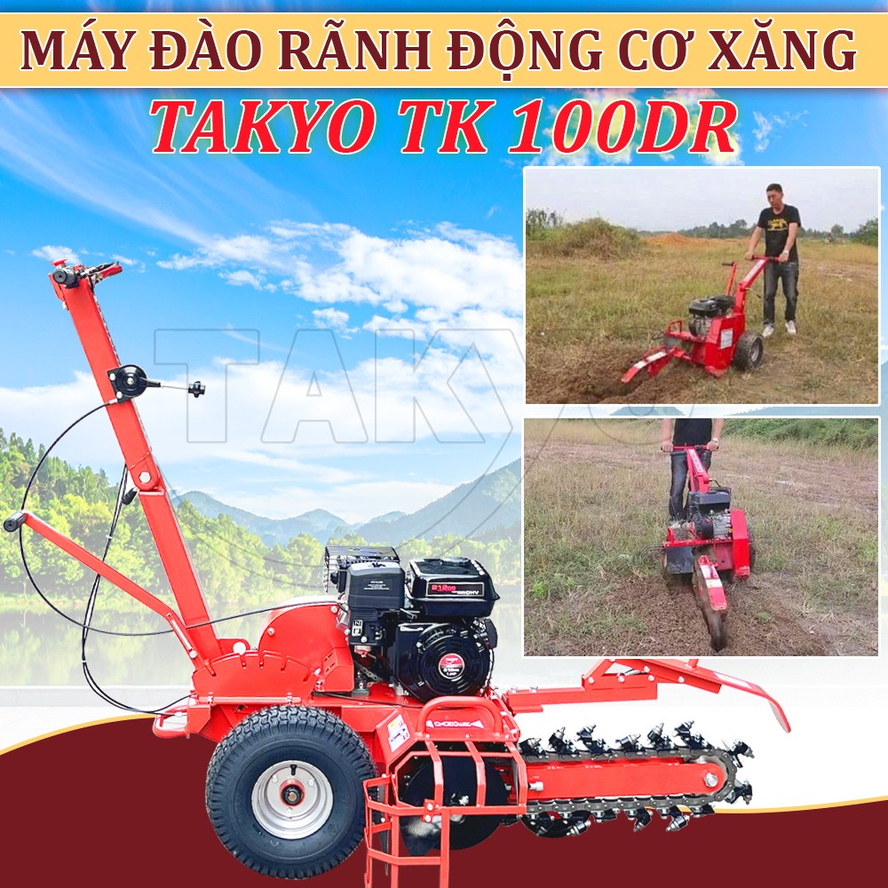 Máy đào rãnh Takyo TK 100 DR