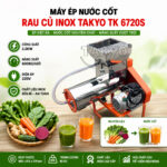 Máy ép nước cốt rau củ inox TAKYO TK 6720S