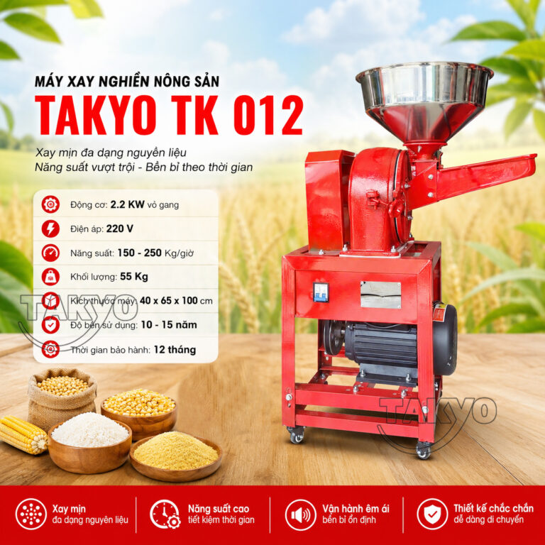 Máy xay nghiền nông sản Takyo TK 012