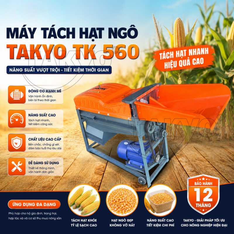 Máy tách hạt ngô Takyo TK 560